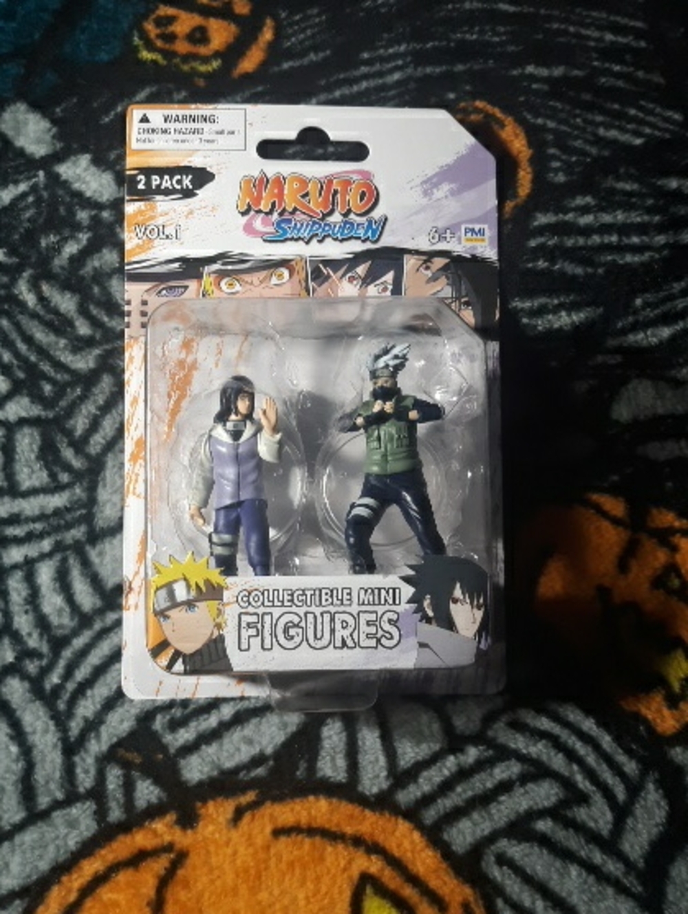 Naruto Shippuden Collectible Mini Figures - Green & Purple (2-Pack)